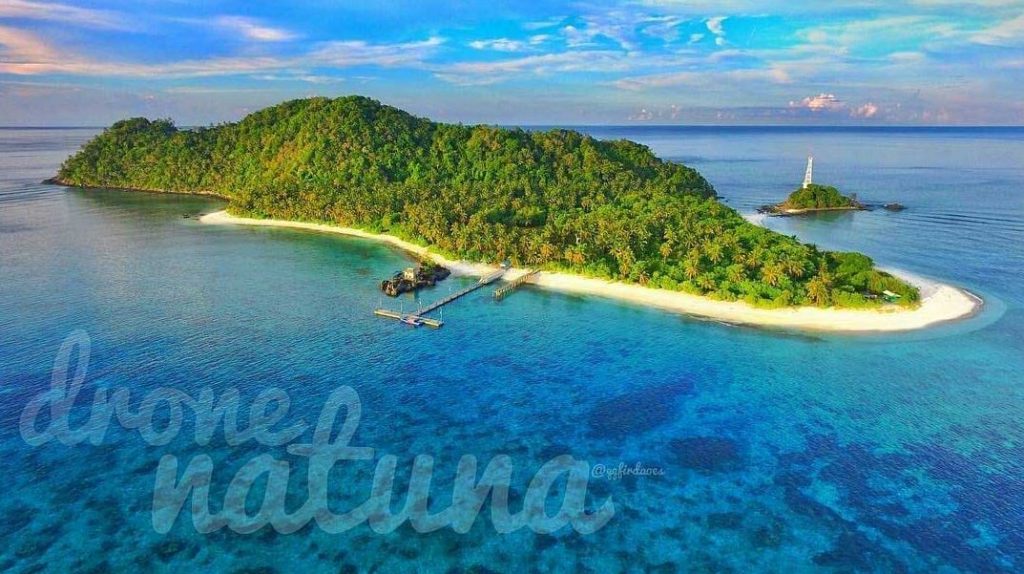 Foto drone - Gambar Pulau Senua Natuna - @qqfirdaoes