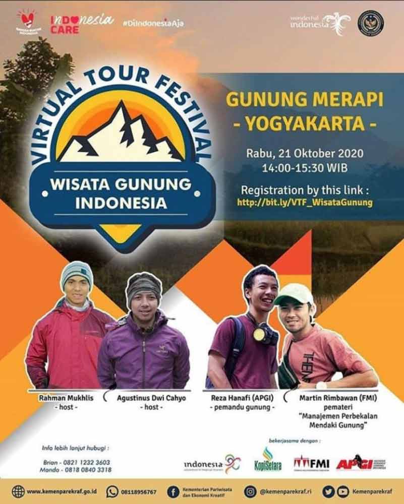 Virtual Tour Festival Wisata Gunung Indonesia 2020