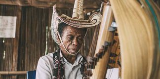 foto gambar alat musik sasando pulau rote nusa tenggara timur ntt - Fakhri Anindita wikipedia