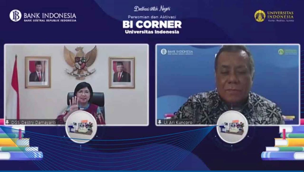 Bank Indonesia dan Universitas Indonesia Luncurkan fasilitas pojok baca BI Corner di UI Depok