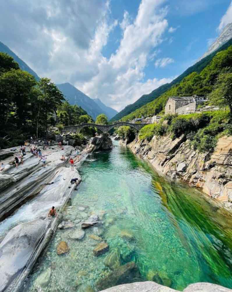 Ticino Ponte dei salti Valle Verzasca @swiss.instant_photography